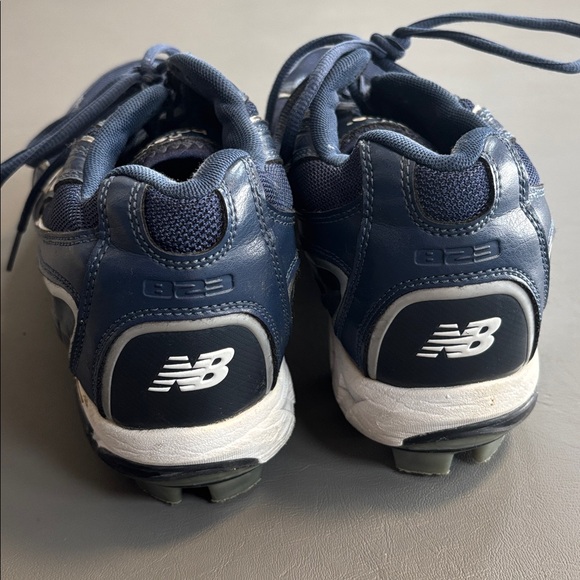 New Balance Molded Rubber Baseball Cleats in Navy Size 11.5EE - Picture 4 of 5